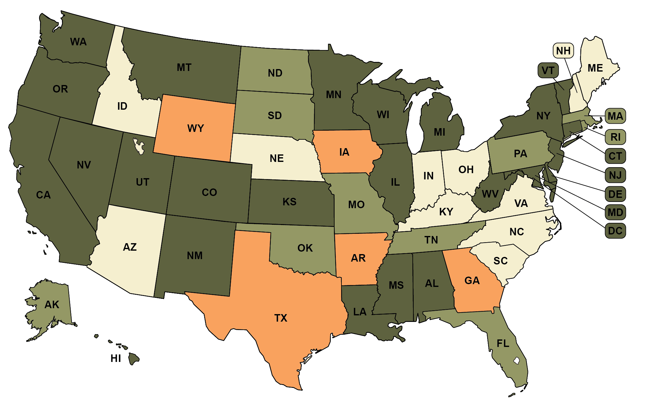 Democracy Maps Permanent Absentee Voter List Availability